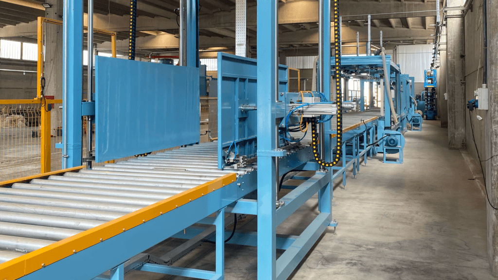 EPS block cutting and packaging line