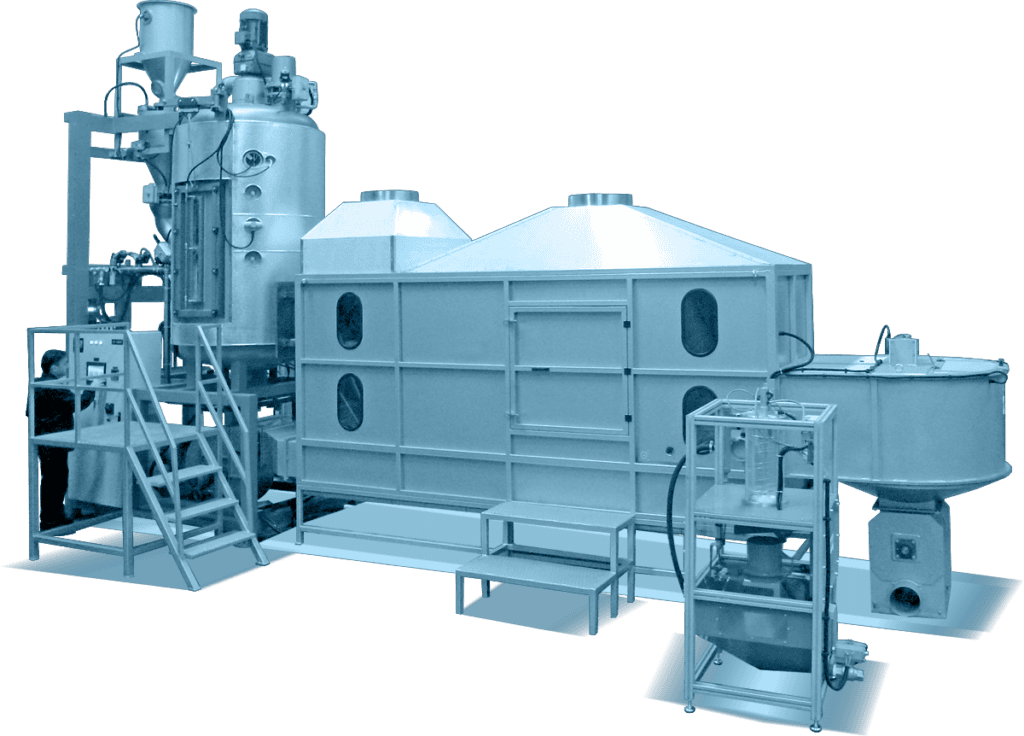 EPS pre-expansion machine processing polystyrene beads