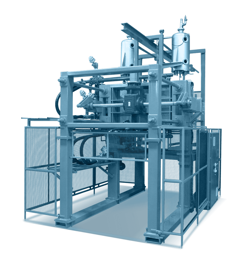 EPS shape molding machine producing finished foam parts